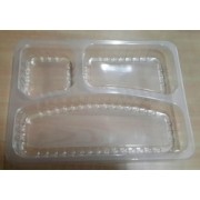 3 Compartment Disposable Food Tray (600 Pcs)